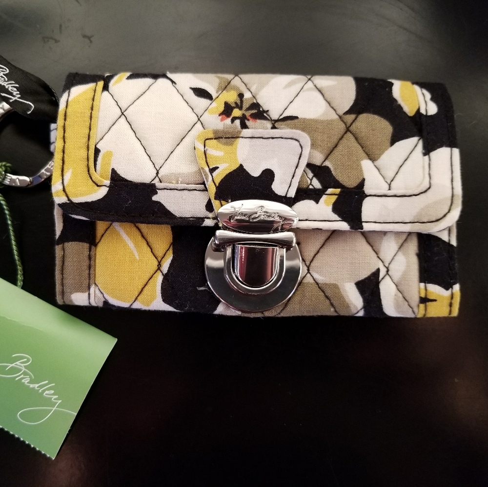 Vera Bradley quick swipe coin purse dogwood